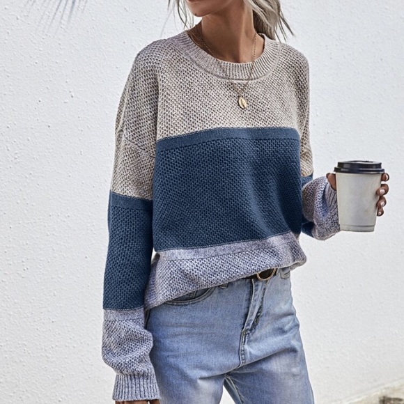 Oversized Dropped Shoulder Sweater - Picture 6 of 7
